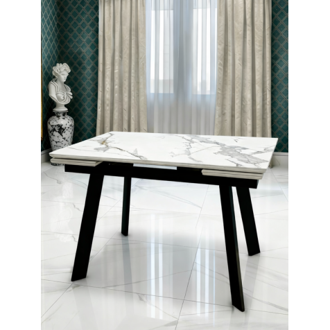 Стол "Рикон" 1200*800 (ноги профиль 60*30) с керамогранитной столешницей            